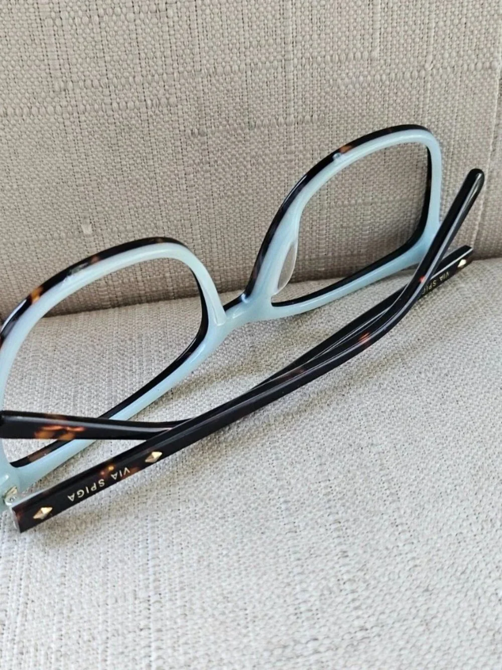 Via Spiga Women Eyeglasses Frame Brown Tortoise 350-S 135 Glasses